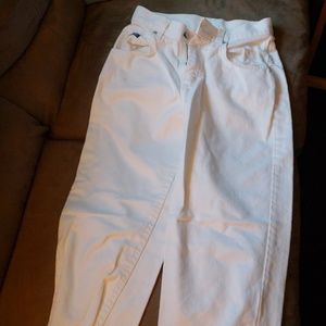 Lee white denim jeans